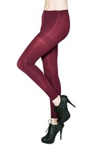 CRANBERRY FOOTLESS TIGHTS
