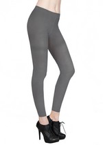 GREY FOOTLESS TIGHTS