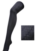 ZIG ZAG NYLON TIGHTS