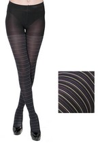 COLOR STRIPE NYLON TIGHTS