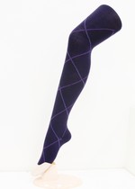 DOTTED DIAMOND OUTLINES COTTON TIGHTS