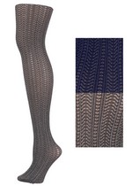 Lady's Raised Aztec Pattern Fashion Tights