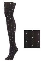 Lady's Diamond Stripe Fashion Tights