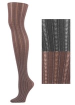 Lady's Vertical Micro Dots and stripes Fashion Tights