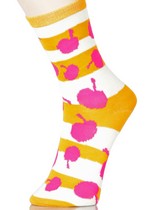 3 Single Pair Bundle Pack Lady's Cherry Drops Novelty Crew Socks