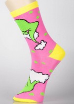 3 Single Pair Bundle Pack Lady's Above The Clouds Novelty Crew Socks