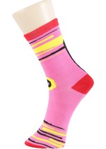 3 Single Pair Bundle Pack Lady's Push Play Novelty Crew Socks