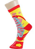 3 Single Pair Bundle Pack Lady's Pop  Music  Novelty Crew Socks