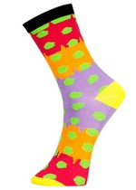 3 Single Pair Bundle Pack Lady's Polka Dots Bangles Cuffs Novelty Crew Socks