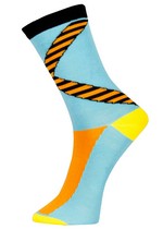 3 Single Pair Bundle Pack Lady's X-Factor Stripe Novelty Crew Socks