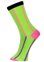 3 Single Pair Bundle Pack Lady's Pixy stripes Novelty Crew Socks