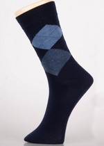 3 Pair Pack Nova Argyle Design Dress Socks