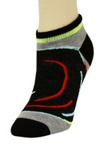 ABSTRACT CURVES LOW CUT SOCKS