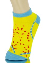 SWIRLING CANDY CANES AND SPRINKLES LOW CUT SOCKS