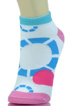 CIRCLES AND OUTLINES LOW CUT SOCKS