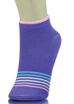 CANDY STRIPE PANEL LOW CUT SOCKS
