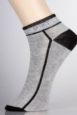 3 Pair Pack Finish Line  Athletic Sport Stripe Low Cut Design Spandex Socks