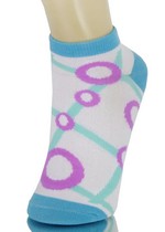 CONNECTING O'S AND X'S LOW CUT SOCKS