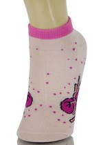 ABSTRACT CHARACTER LOW CUT SOCKS