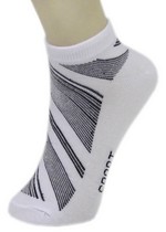 DIAGONAL LINES PANEL SPORTY LOW CUT SOCKS