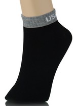USA CONTRAST BAND LOW CUT SOCKS
