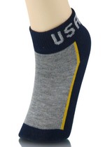 USA PIN STRIPE ANKLE CUT SOCKS
