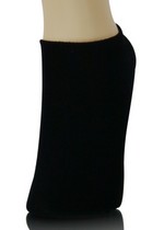 BLACK NO SHOW SOCKS