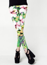 WHOLESALE PRINTED COTTON LEGGINGS