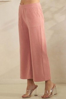 Women’s Wide Leg Corduroy Cropped Pants style 3