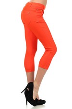 LADY'S HUDSON CAPRI FASHION JEGGING WITH RHINESTONE EMBELLISHMENTS