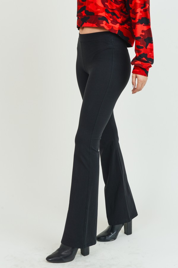 cotton flare leggings