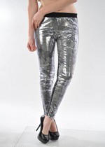 Lady's Fashion Designed The Grey Camo Sequin Legging
