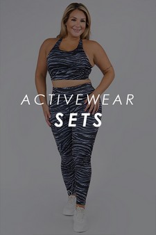 plus size activewear sets wholesale