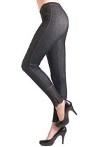 WHOLESALE ANKLE ZIP JEAN LEGGINGS