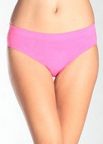 Lady's Original Seamless Solid Color Cotton Briefs Underwear
