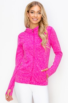 Seamless Active Living Jacket with Hoodie