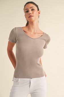 Women's Short Sleeve Seamless Top