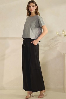 Soft and Relaxed Cotton Crewneck cropped Tee style 5