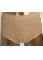 WOMENS COTTON BLEND SEAMLESS BODY CONTROL UNDERWEAR NUDE