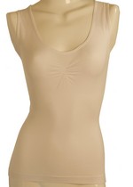 WOMENS SEAMLESS TANK TOP NUDE