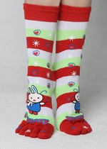 PLAYFUL AND FLIRTY TOE SOCKS
