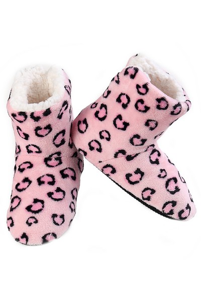 animal print slipper boots