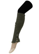 FLARED BELL BOTTOM KNIT SPATS LEGWARMERS style 8