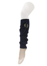 DECORATIVE WOODEN BUTTON KNIT LEGWARMERS style 6