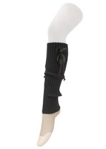 DECORATIVE WOODEN BUTTON KNIT LEGWARMERS style 7