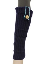 RIB KNIT LEGWARMERS WITH EMBELLISHED BUTTON TAB style 6