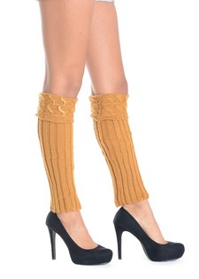 Women's Cuffed Stud Leg Warmer style 3