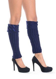 Women's Cuffed Stud Leg Warmer style 4