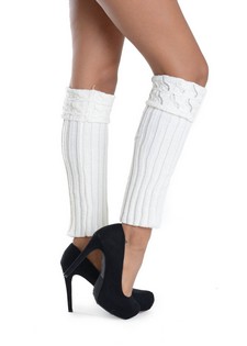 Women's Cuffed Stud Leg Warmer style 6