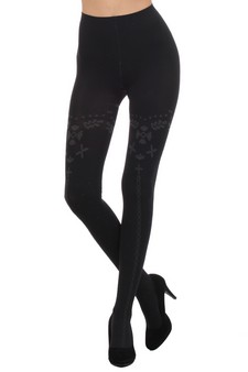 Lady's Rosery Suspenders Design Fashion Tights style 3